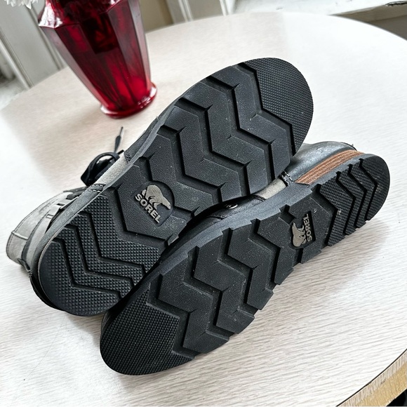 SOREL Black & Olive Khaki Boots - Size 10 - Picture 5 of 6